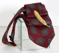 Up Cycled Men's Tie with Vintage Broach